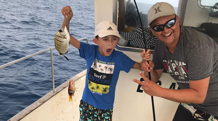 Family fishing trips in Menorca